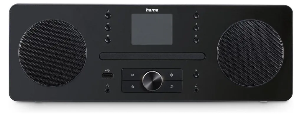 Hama DIR1570CBT Radio Internet DAB+ avec Lecteur CD et Bluetooth Noir