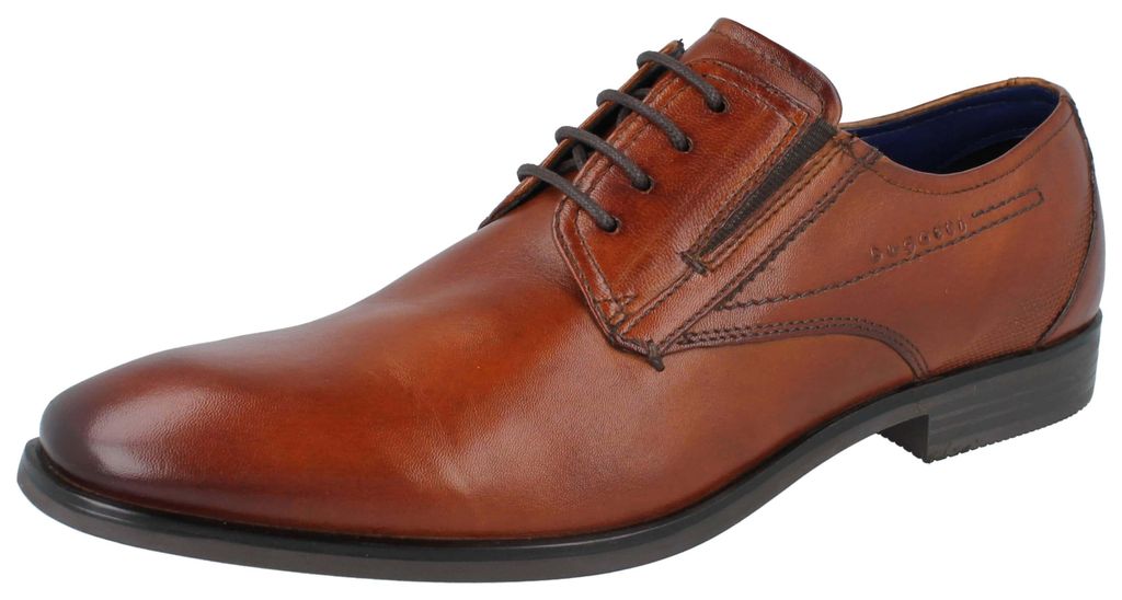 BUGATTI AON Herren Businessschuhe cognac - Größe: 45 Produktbild 