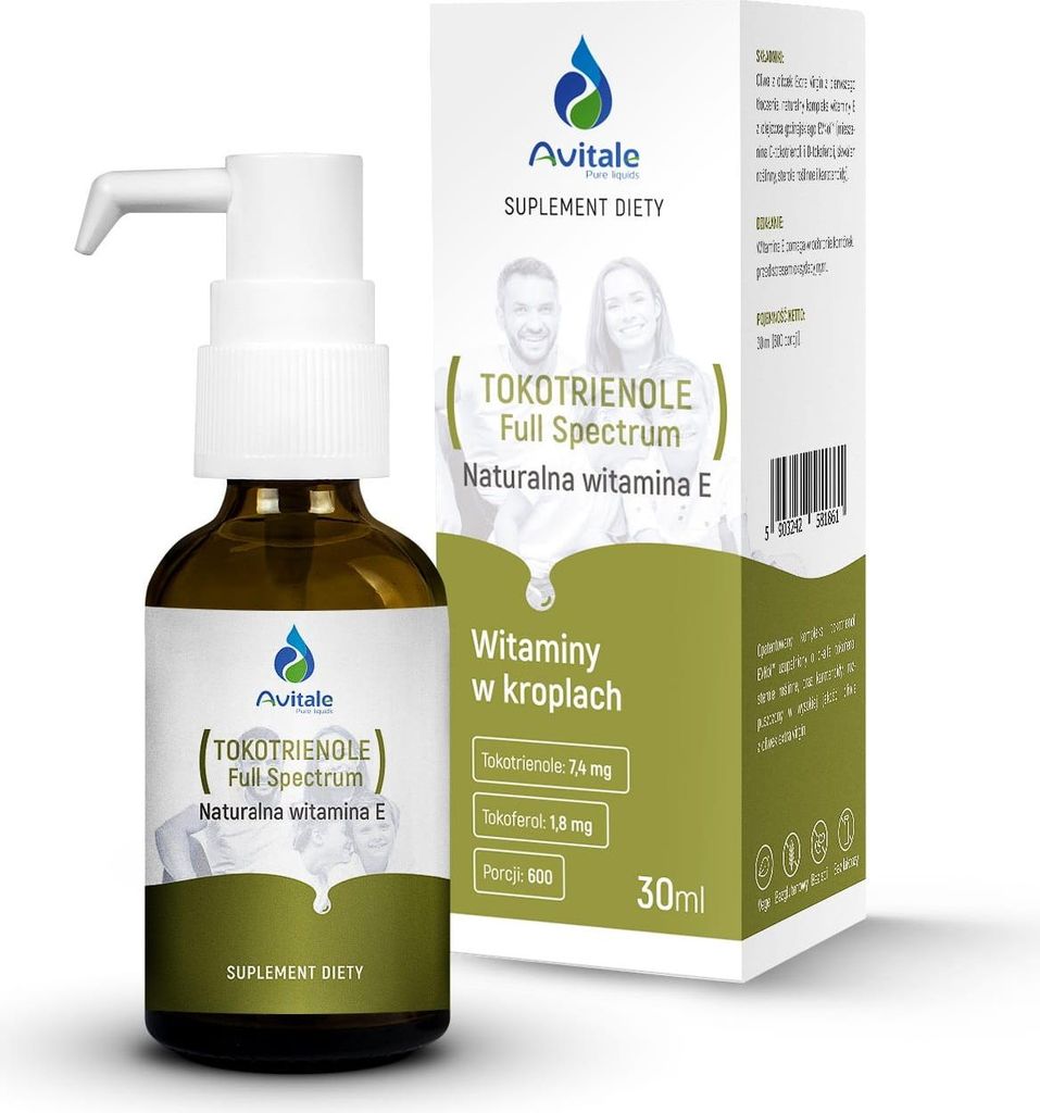 Avitale von Aliness Tocotrienole Natürliches Vitamin E mit vollem Spektrum