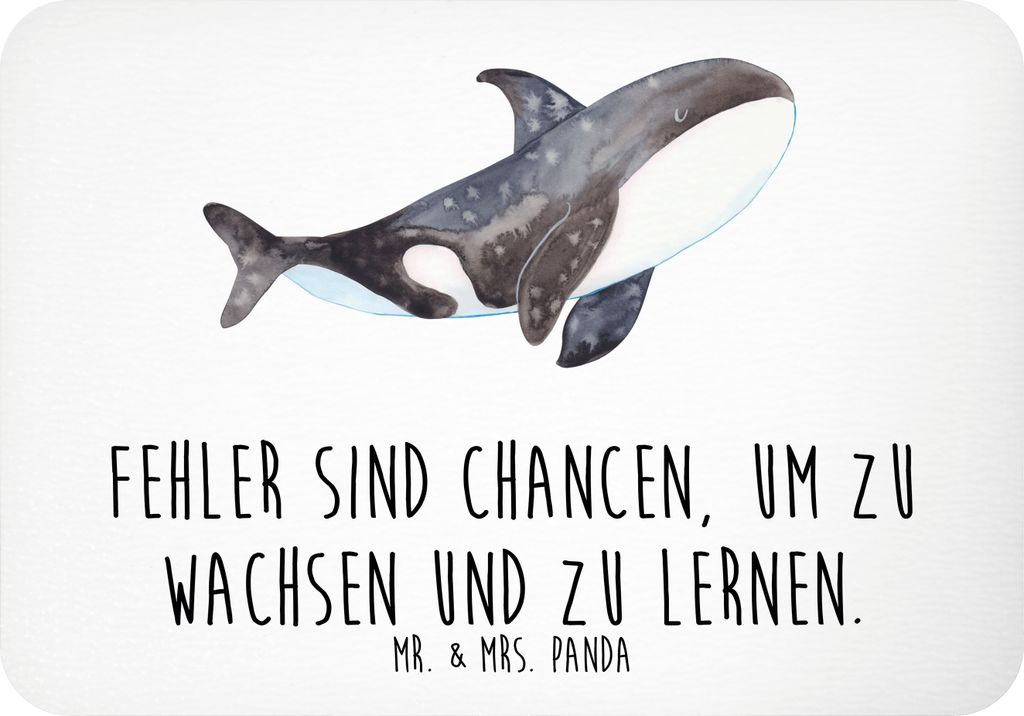 Mr. & Mrs. Panda magnet Fehler lernen wachsen - Weiß - Geschenk, Lebensweisheit, Zuversicht, Pinnwandmagnet, whiteboardmagnet, Notizhalter, Lektio...
