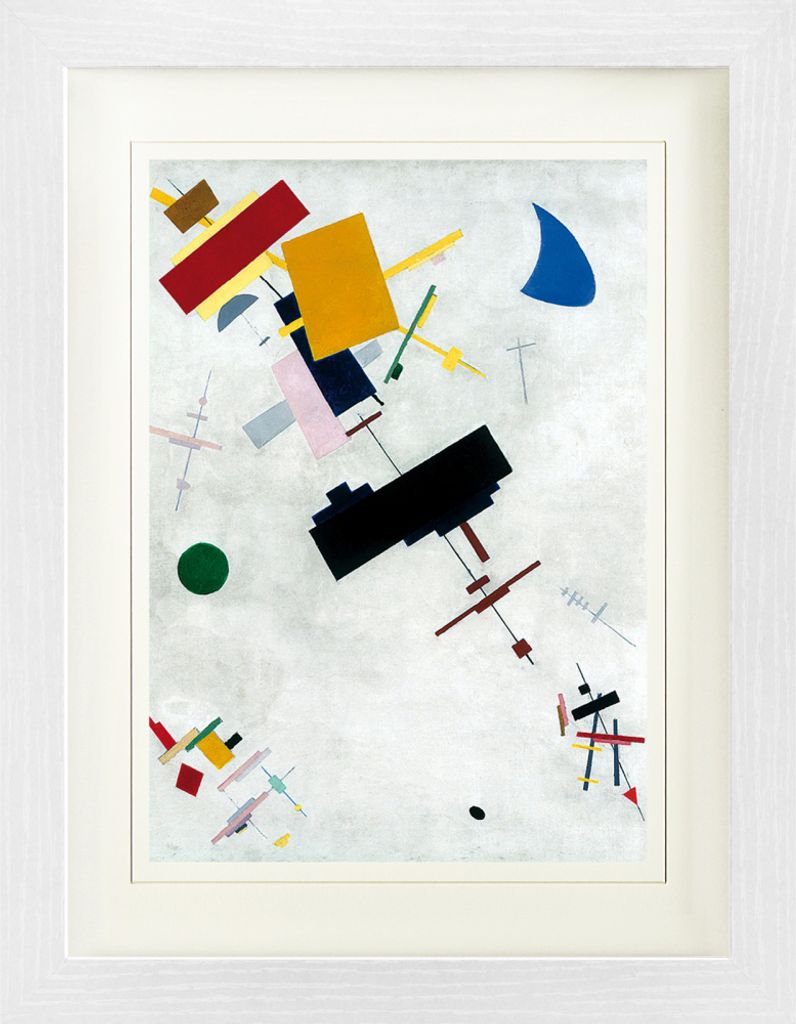Kasimir Malewitsch Gerahmtes Bild Mit Edlem Passepartout | Wand-Bilder | Im Bilderrahmen - Suprematismus, 1915 (40 x 30 cm)