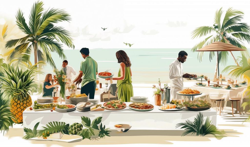 Plakat 70x50cm Tropischer Duft der Ferien