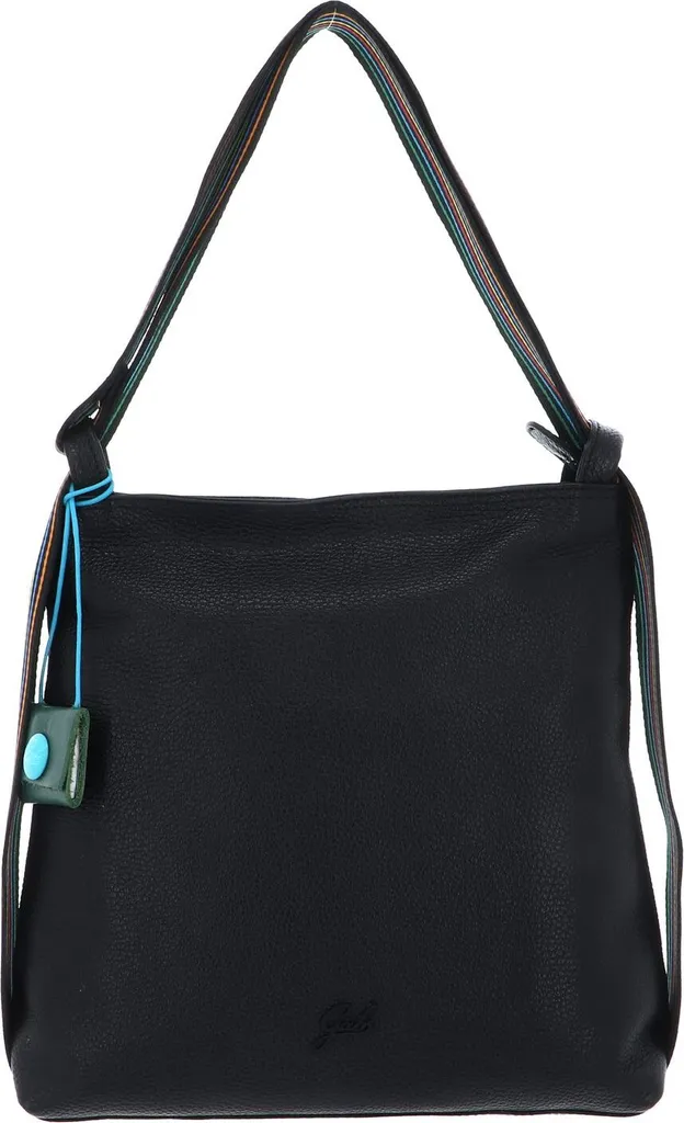 Gabs Dorina Sac à épaule et Sac à dos Nero en cuir noir polyvalent