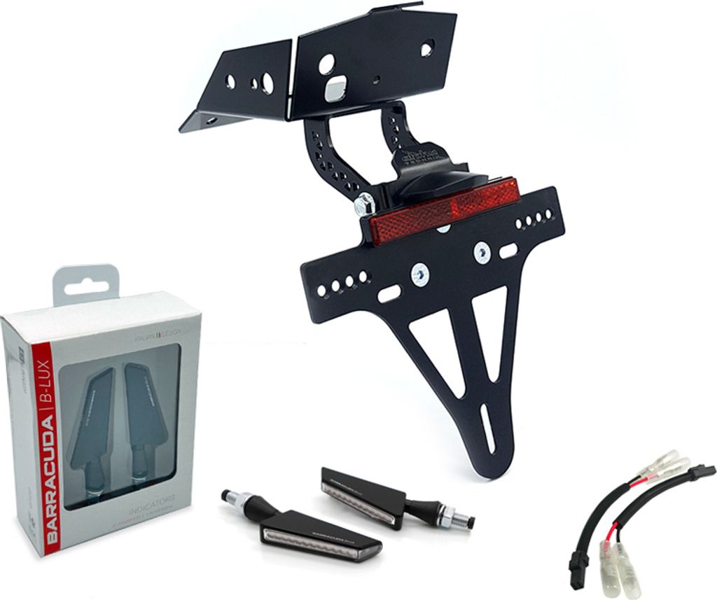 alpha Technik Kennzeichenhalter-Blinker-Kit KTM 690 SMC R ab 2019 für 690 SMC R KTM 690 LC4 EURO4