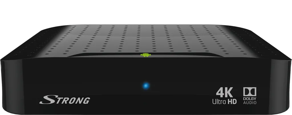 Décodeur Android TV Strong SRT2022 Box Multimédia Hybride 4K UHD
