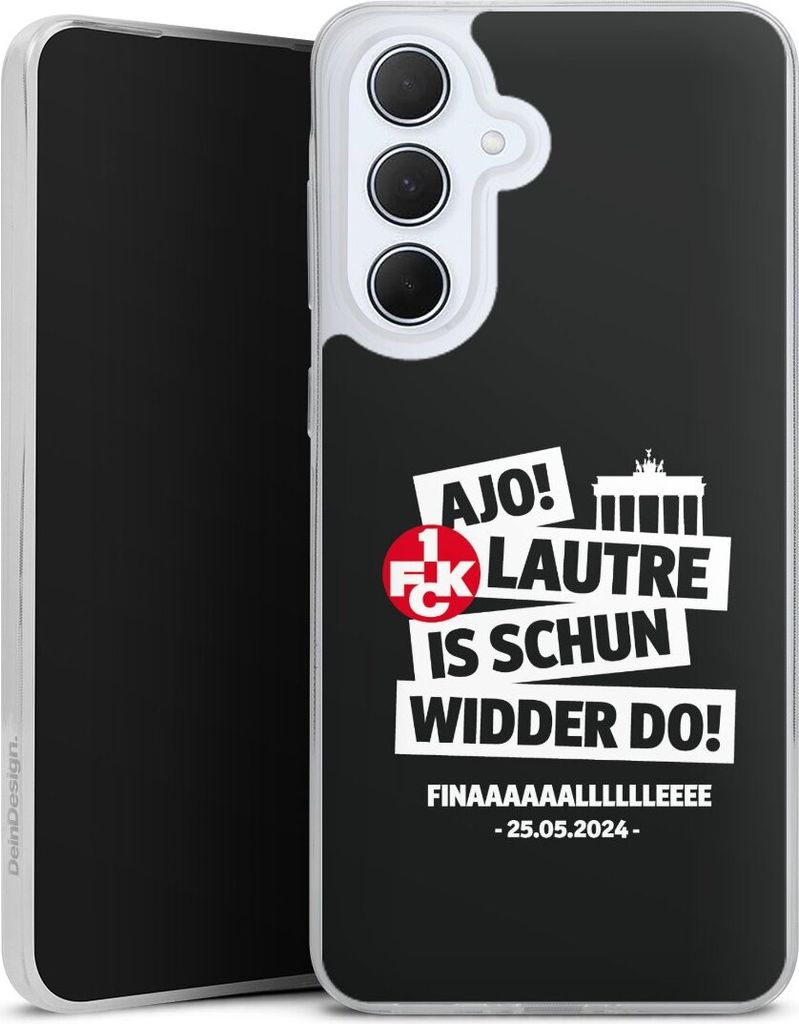DeinDesign Slim Hülle für Samsung Galaxy A36 5G Silikon Case Ultra Dünn Handyhülle 1. FC Kaiserslautern 1. FCK Pokal Finale 2024