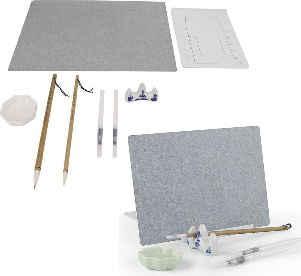 Klares Wasser-Zeichentafel mit Bodenplatte und Buddha-Meditationsthema - Wiederverwendbar und faltbar - Ideales Lerninstrument für das Klassenzimmer