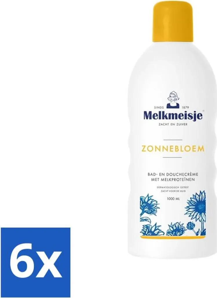 Docciaschiuma Milkmaid Latte e Girasole 6x1000ml - Formato Famiglia