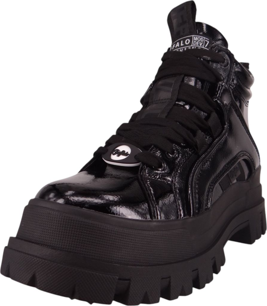 Buffalo Damen Mid Sneaker Aspha NC Mid 1622137 Schwarz