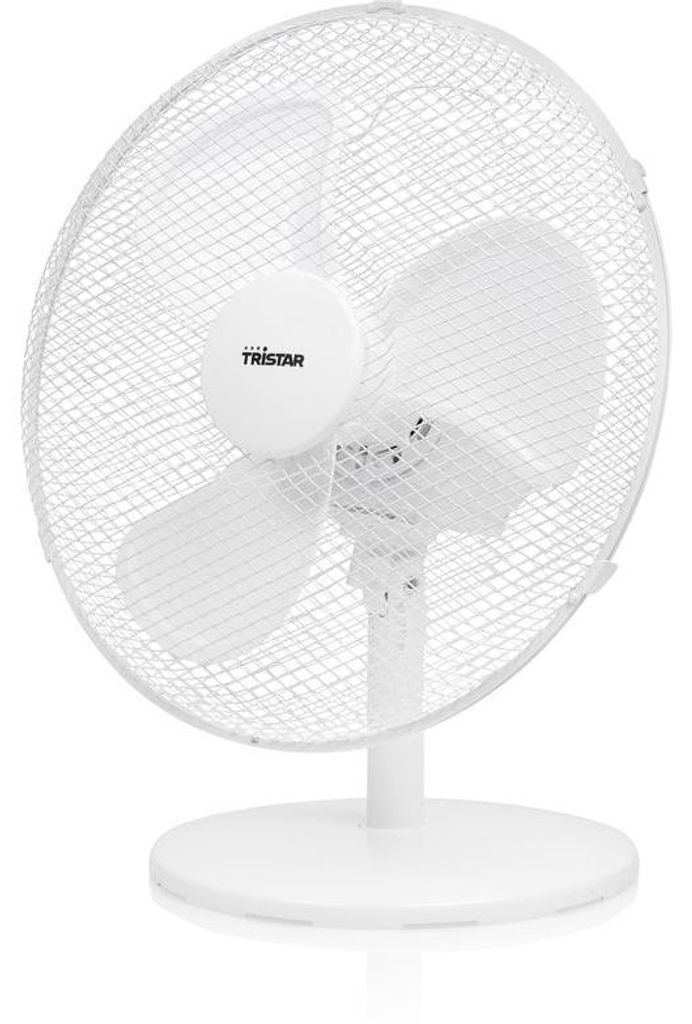Tristar VE-5727, Haushalts-Lamellenlüfter, Weiß, Tisch, Produktbild 
