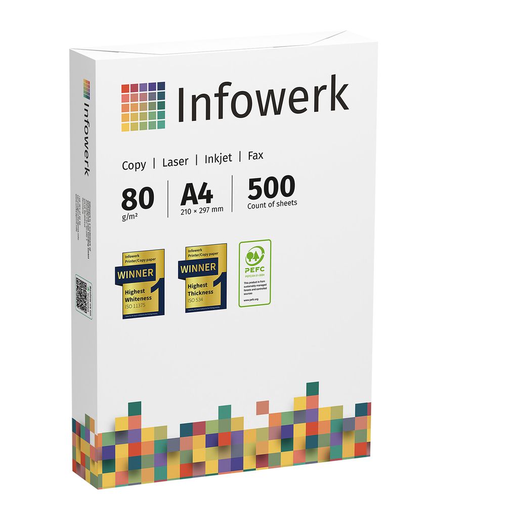 Papír do tiskárny Infowerk kopírovací papír 2500 listů 5 x Obrázek produktu 6