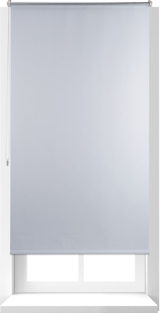 relaxdays 2x Thermo Verdunklungsrollo 90x160 weiß