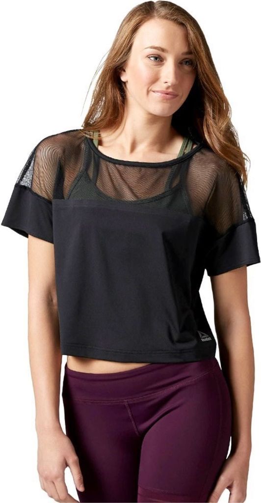 Reebok Tshirts Cardio Fashion Top, B45969, Größe: 158
