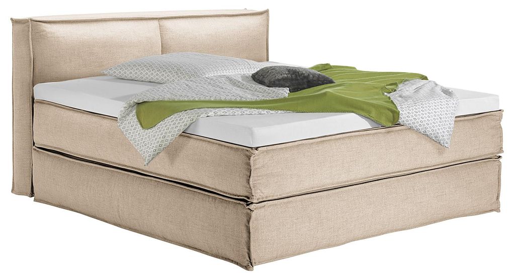 home24 Boxspringbett mit Kopfteil - Premium