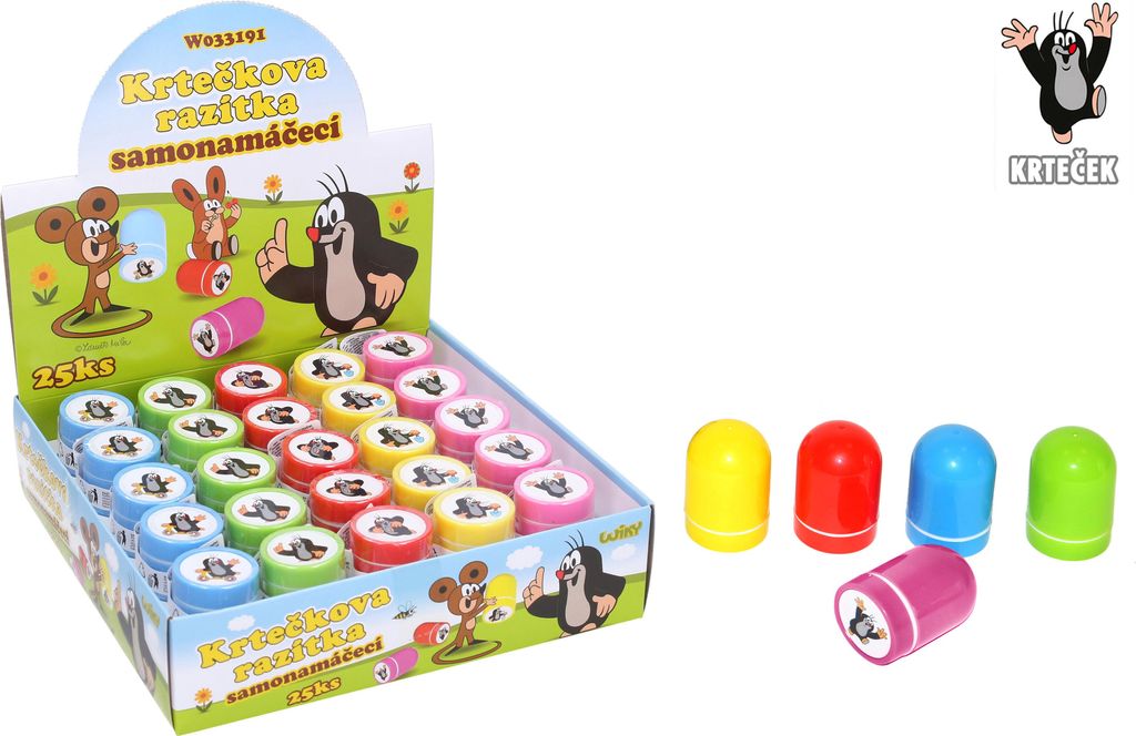 Stempel Krtek 5 Farben