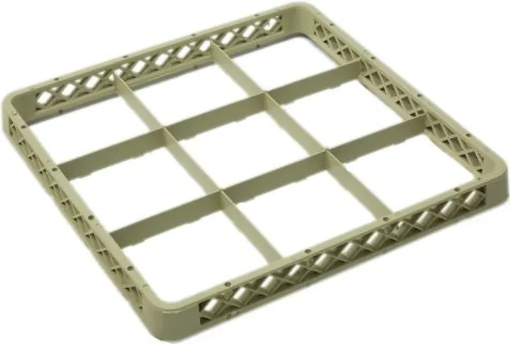 Saro Extender 9 Scomparti per Cestello 500x500mm - Bicchieri Alti