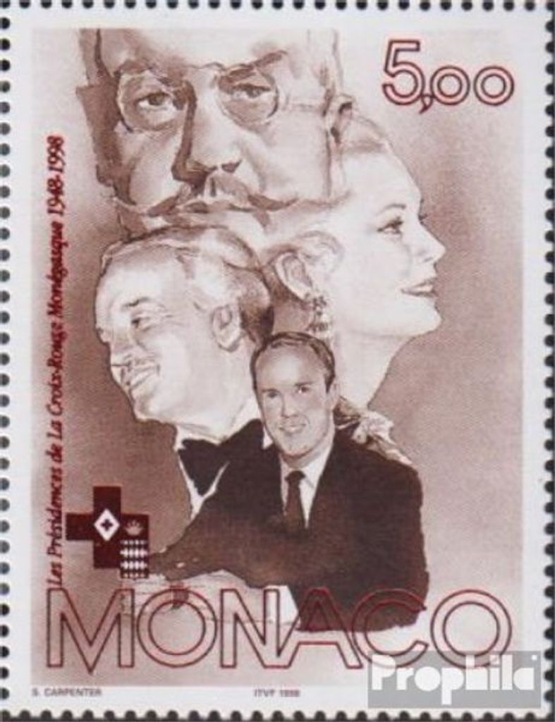Briefmarken Monaco 1998 Mi 2398 (kompl.Ausg.) postfrisch Rotes Kreuz
