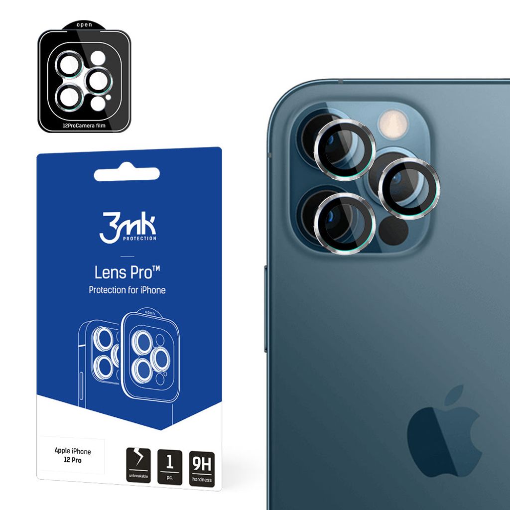 3mk Hybridglas Lens Protection Pro für Apple iPhone 12 Pro Produktbild 