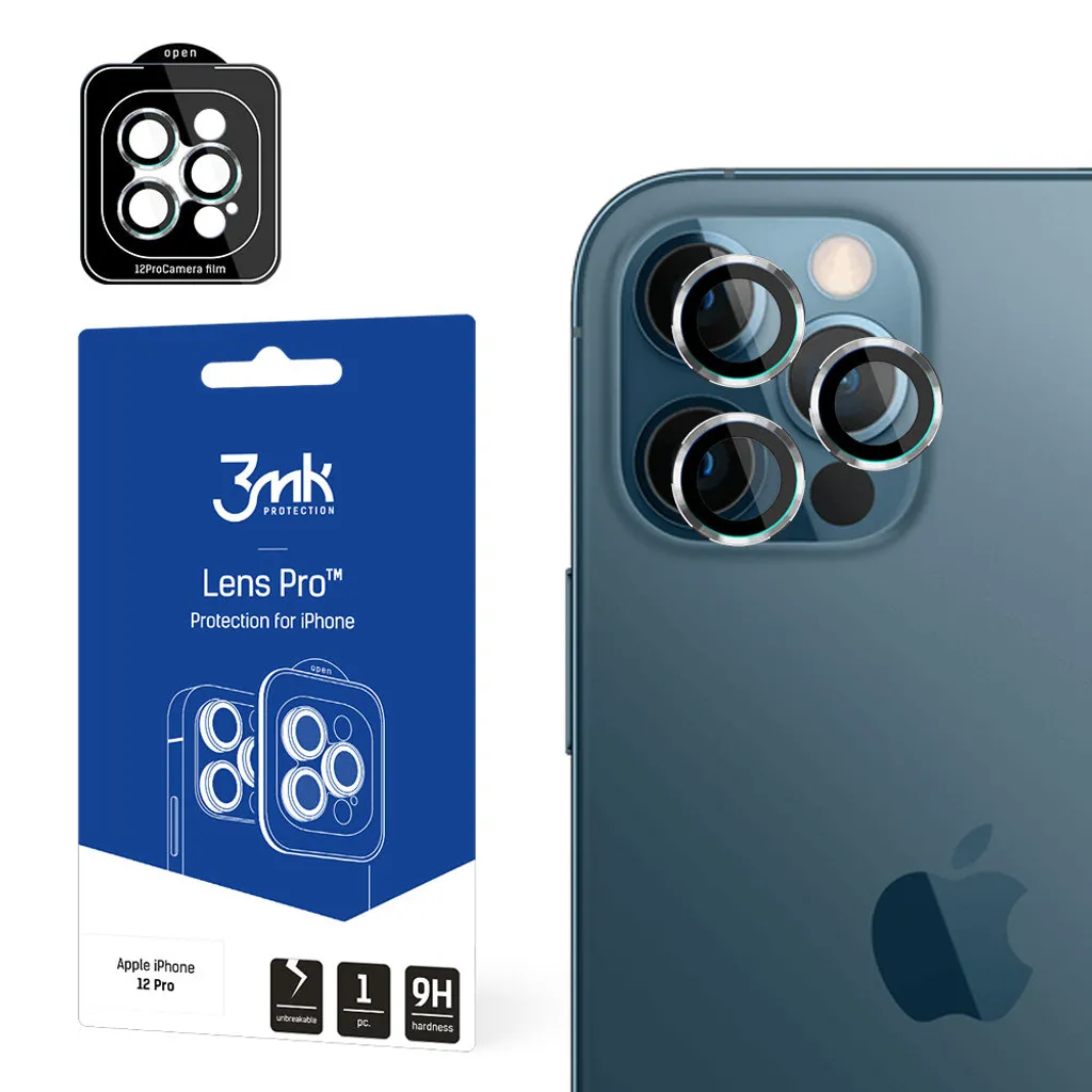 Offerta iPhone 12 Pro: Protezione Lente 3Mk Pro Argento Originale