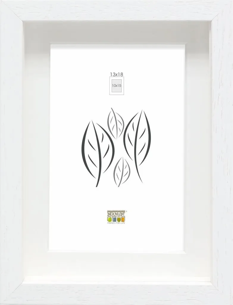 Cornice Legno Bianco 24x30 con Passepartout 18x24 S223K | Offerta Shop