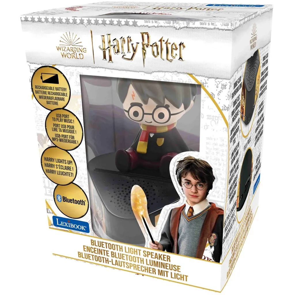 Enceinte Lumineuse Lexibook Harry Potter Son Stéréo et LED Intégrées
