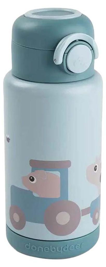 Done By Deer Tiny Farm Thermosflasche Durchsichtig Kinder Durchsichtig One Size