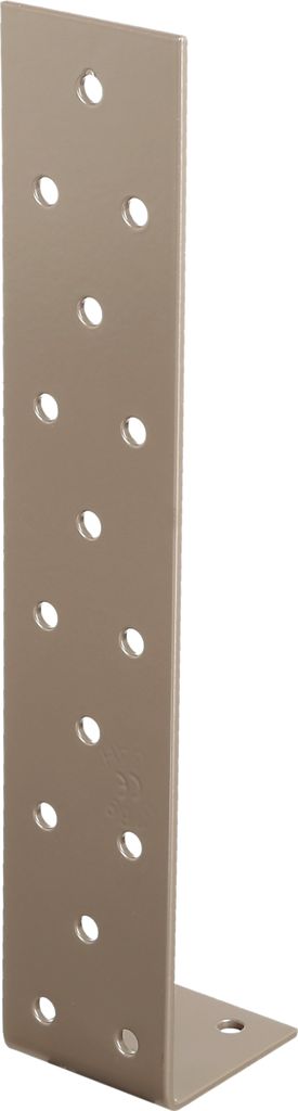 Alberts 10 x DURAVIS Flachstahl-Betonanker, Stahl, sendzimirverzinkt, in verschiedenen Trendfarben, 205 x 40 x 40 mm, Farbe:rostbraun