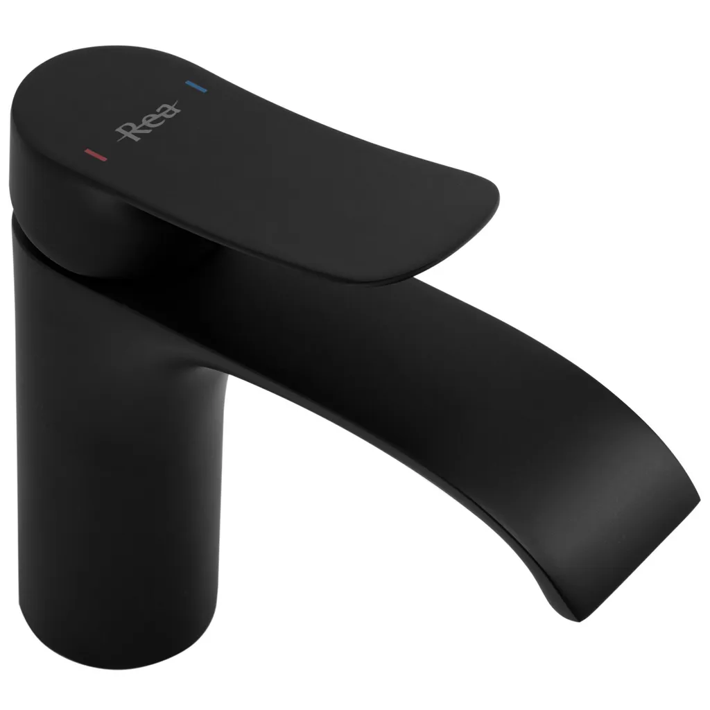 Rubinetto da Lavabo Rea Dart Black Low - 3