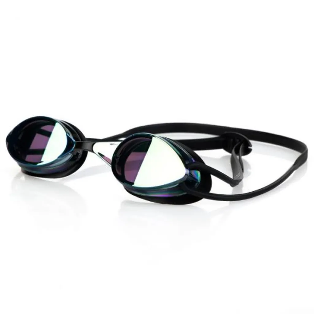 Lunettes de natation confortables en silicone avec ajustement précis noir