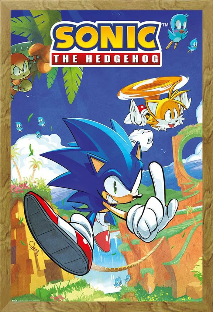 Poster Sonic Tails Shinsuke Rovere Maxi - Il Must-Have per la Battle Station