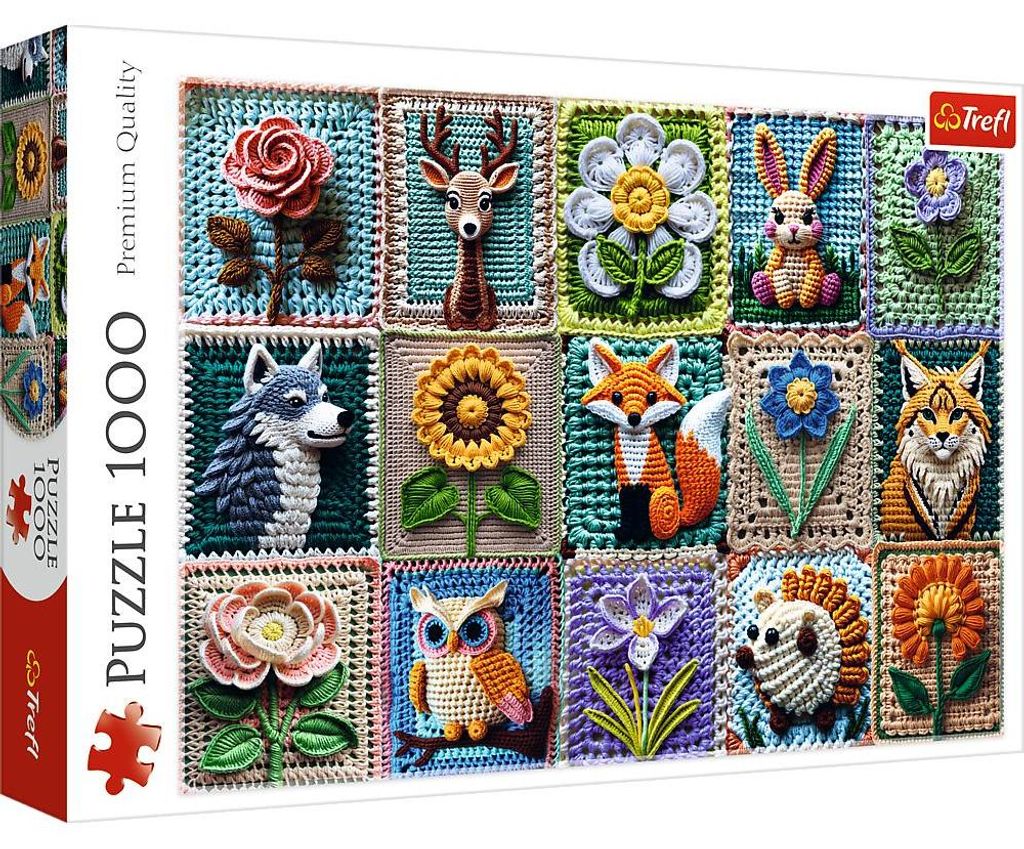 Puzzle 1000 Häkeln – meine Leidenschaft TREFL Produktbild 