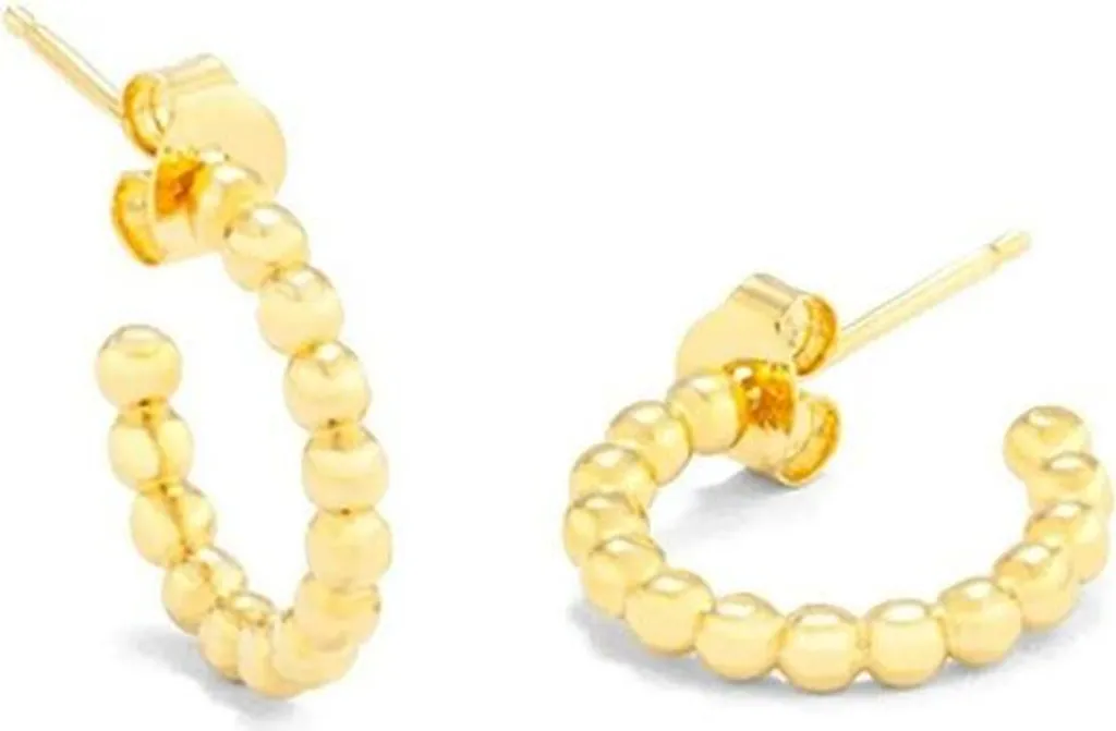 Gioielli Radiant RY000017: Orecchini a Cerchio Dorati Punti