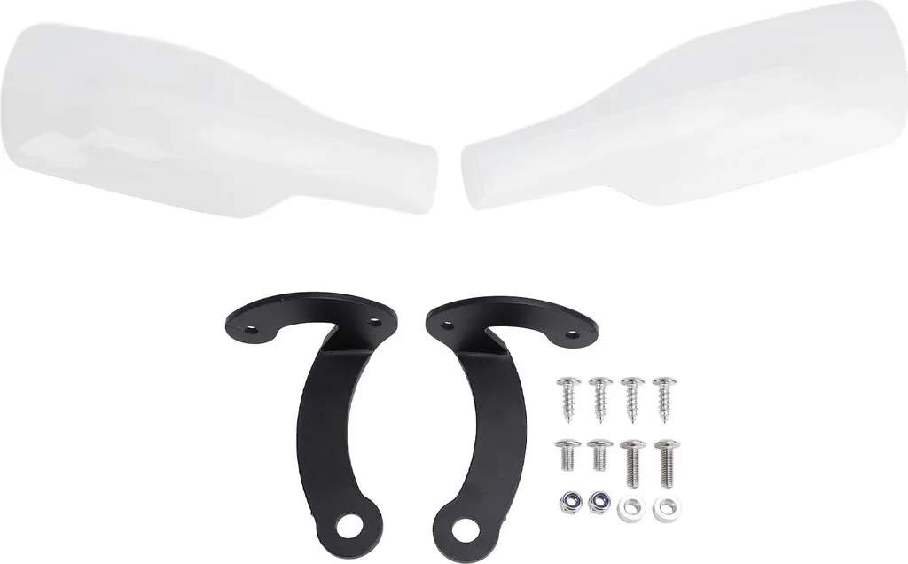 Protège-mains moto anti-choc blancs pour Honda CRF300L et CL300 ABS