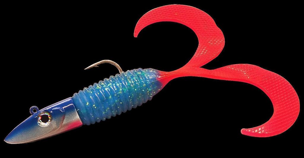 Eisele Doppelganger Durchdreher m. Twitcher 90g/55g 6/0 18cm blau/pink Ready to Fish