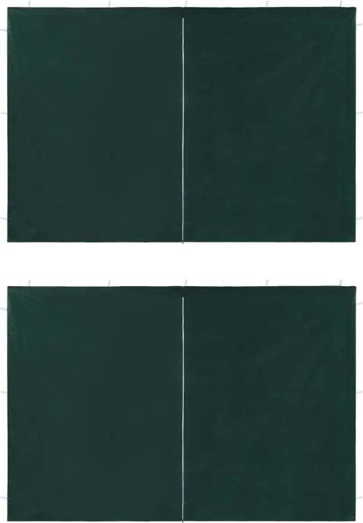 Specifiche Tecniche Pareti Laterali Tenda Festa 2pz PE Verde Cerniera