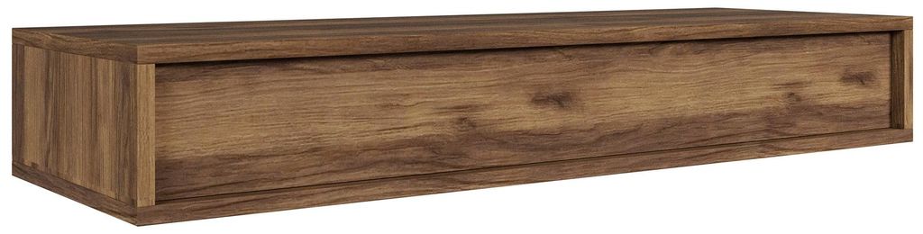 Selsey Sanva - Wandkonsole mit Schublade, Nussbaum Warmia Produktbild 