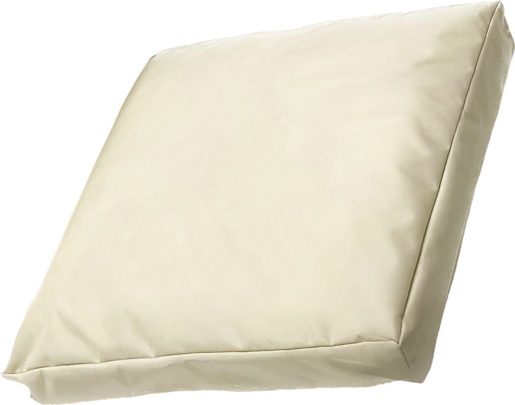 Sitzkissen Gartenkissen Stuhlkissen 60X60 Für Pouffe Polsterauflage mit Reißverschluss Flach Beige
