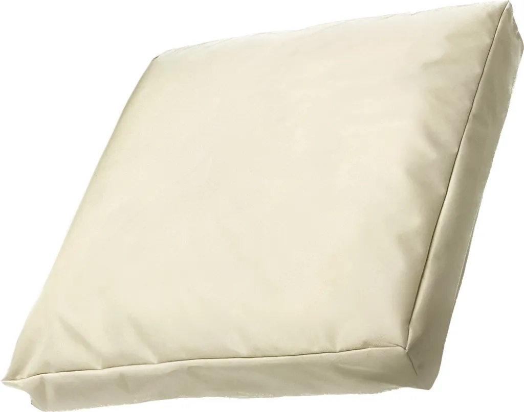 Coussin de jardin 60x60 cm beige déperlant avec fermeture éclair série