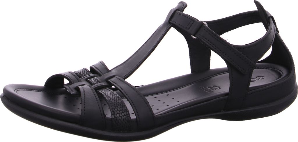 Ecco Flash T-Bar Sandale Schwarz Produktbild 