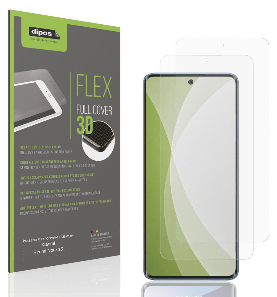 2x Pellicola protettiva opaca per Xiaomi Redmi Note 15 Immagine del prodotto 