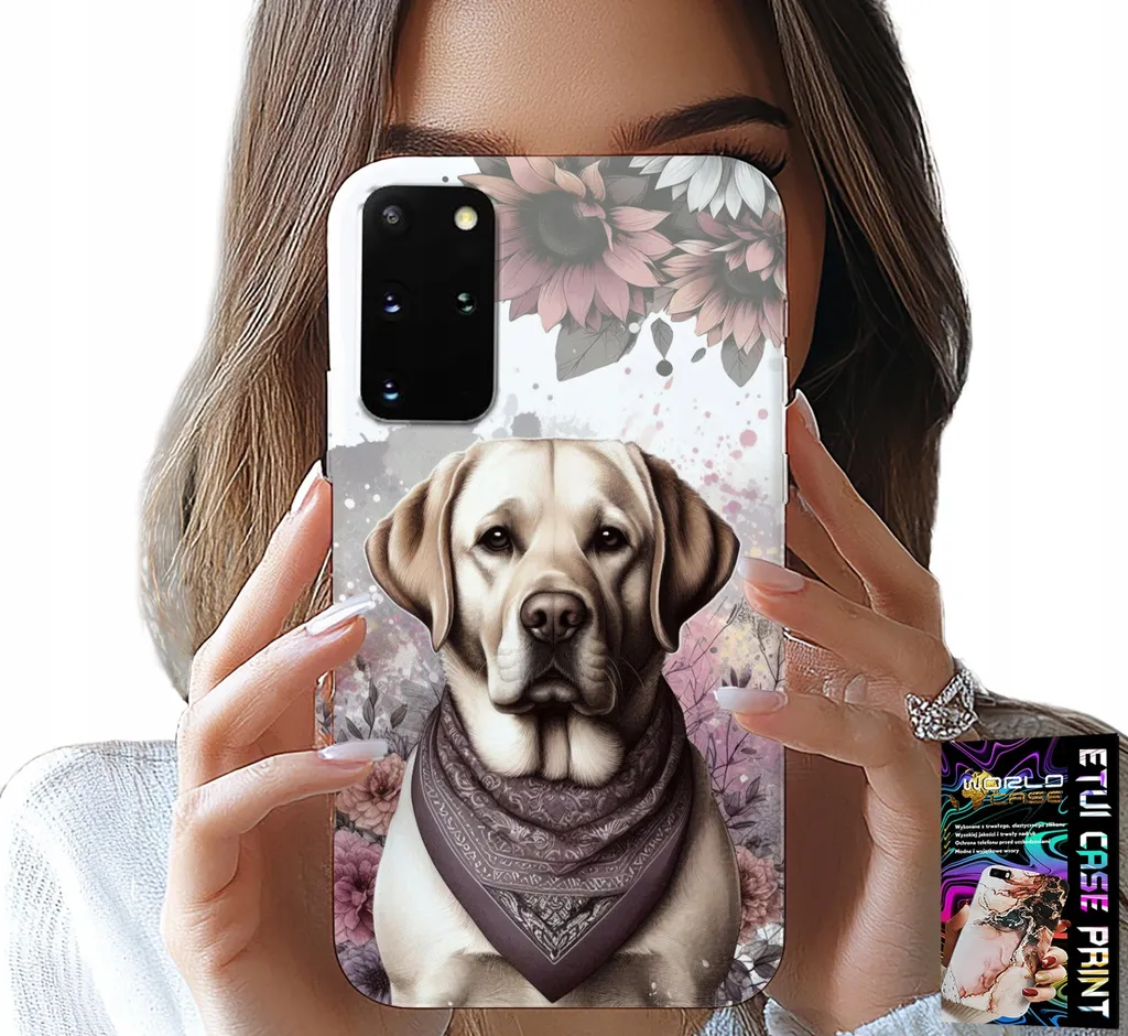 Custodia Samsung S20 Plus 'Spirito Libero' Husky e Lamina Argento