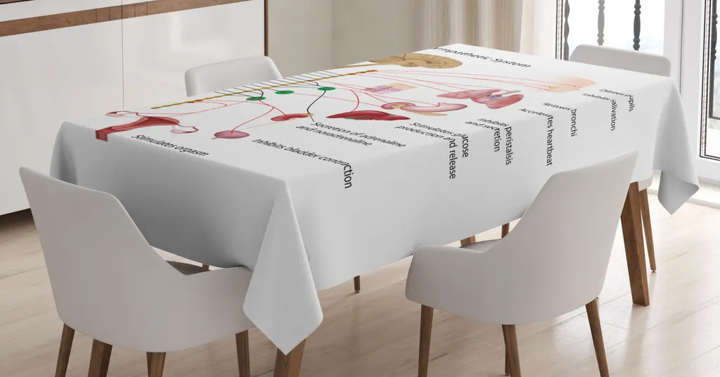 Tovaglia Multicolor ABAKUHAUS 140x200 - Tema Anatomia per Eventi