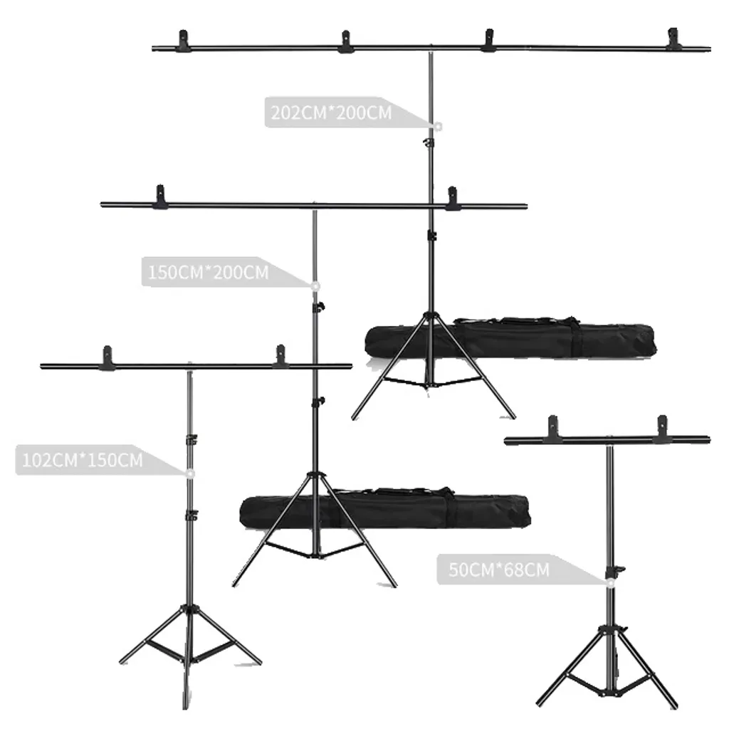 Supporto Fotografico a T 200x200cm | Il Tuo Studio Mobile Ovunque