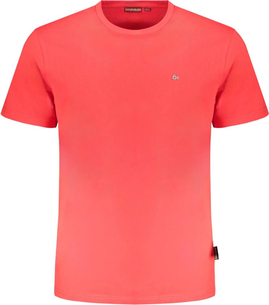 Bio-Baumwoll T-Shirt Rundhals Normale Passform Stickerei Logo : Größe - 2XL Größe: 2XL