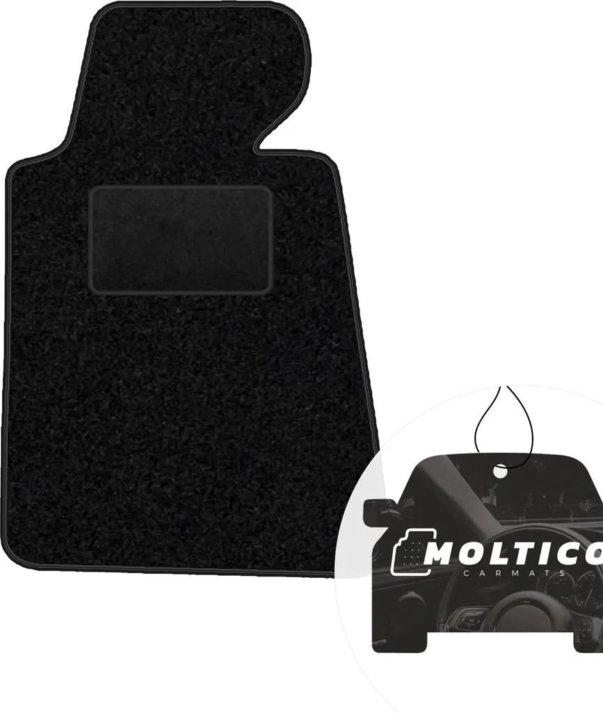 Tappetino Guida BMW E32 1986-1994 Nero Velour - Su Misura moto-MOLTICO