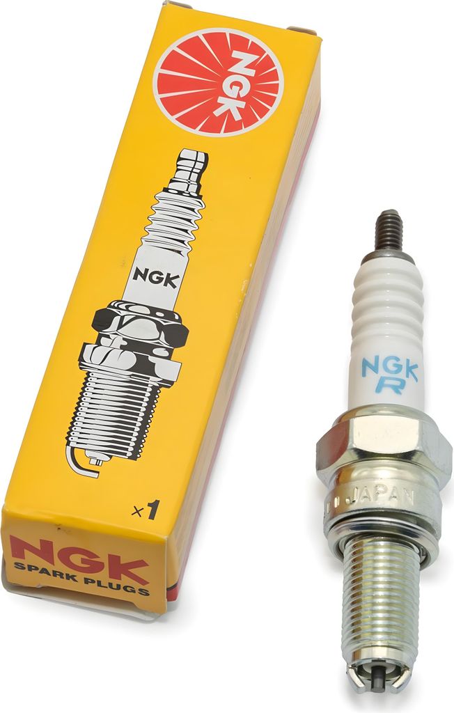 Zündkerzen Set NGK 6x CR7EK Zündkerze entstört, 19,0mm Langgewinde Ø 10,0mm Hex 16,0mm, 2-Massen-Elektrode Elektrodenabstand 0,75mm, Wärmewert...