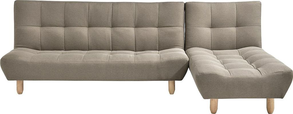 Modulares Schlafsofa mit brauner und grauer Polsterung - ESTEBAN
