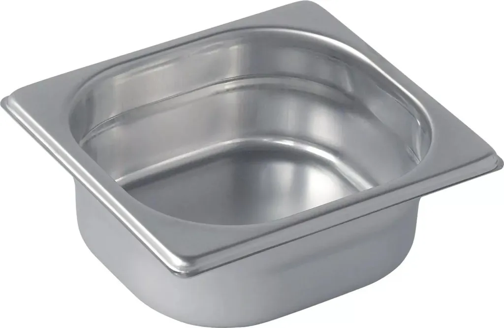 Pujadas GN 1/6 Acciaio Inox 18/10 65mm - Contenitore 1L Professionale
