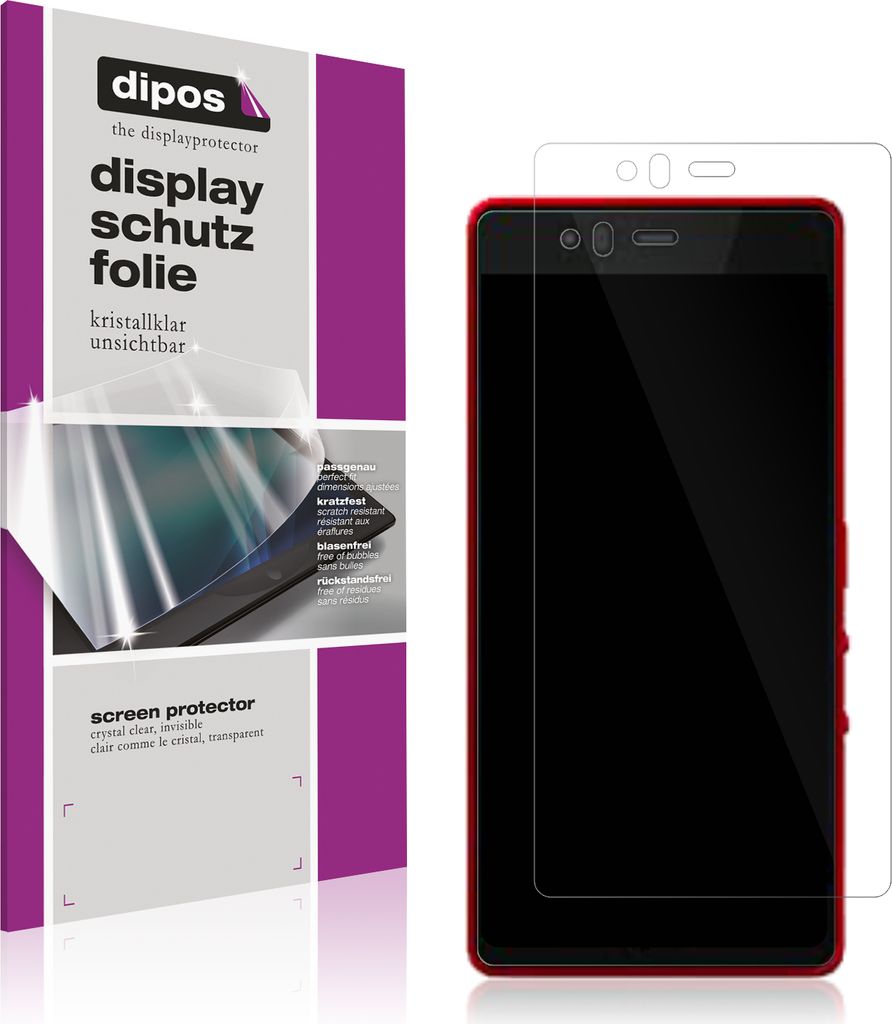 Schutzfolie für Fujitsu Arrows M04 Display Folie klar Displayschutzfolie