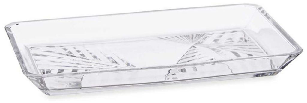 Plateau en verre transparent pour Madlen (16,5 x 2,6 x 27,5 Image du produit 